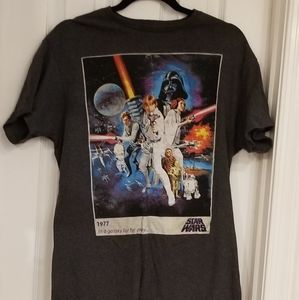 Retro Star Wars Movie Poster T Shirt